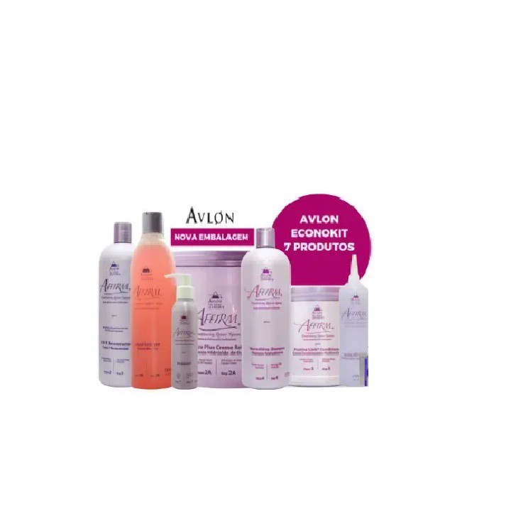 Avlon Affirm Econokit Combo Relaxamento Guanidina Profissional Grande 7 Produtos - G