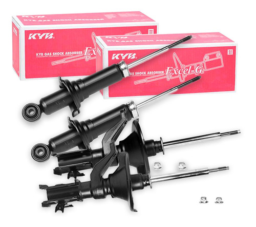 Kit 4 Amortecedores Dianteiro e Traseiro Kayaba KYB Honda Civic 2001 a 2006 – Original Completo em Oferta na Shopee