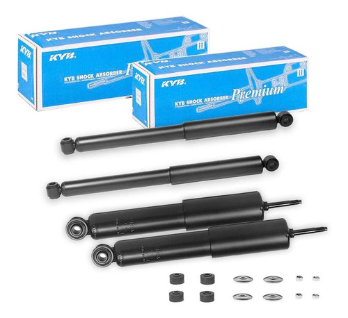 Kit 4 Amortecedores Dianteiro e Traseiro Kayaba KYB Tras Pajero Full 1991 a 1999 – Original Completo