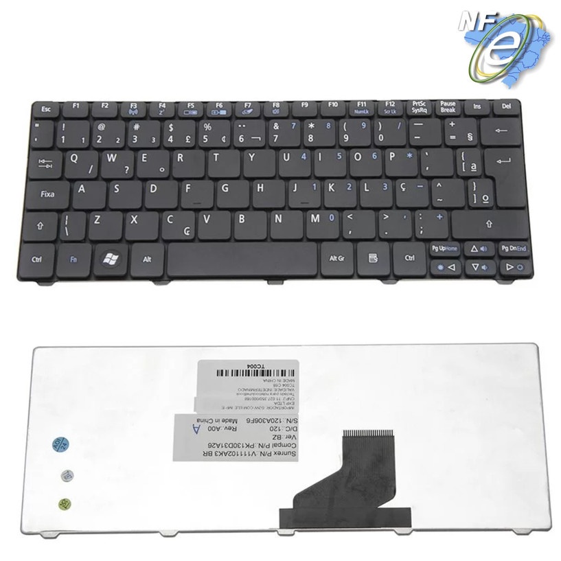 TECLADO NETBOOK ACER ASPIRE ONE D257-1854 D255 D260 D270 BR