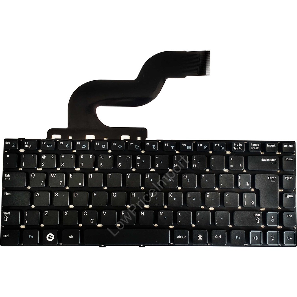 Teclado Para Notebook Samsung Np-rv411 Np-rv411-cd4br | Preto Com Ç