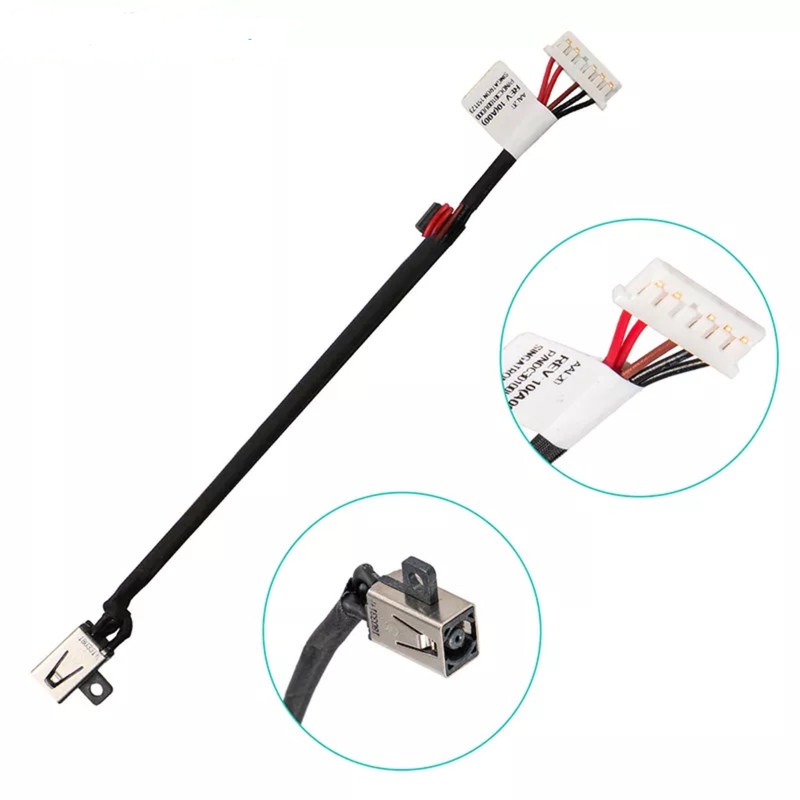 Conector DC Jack Para Notebook Dell Inspiron 5458 Com Cabo