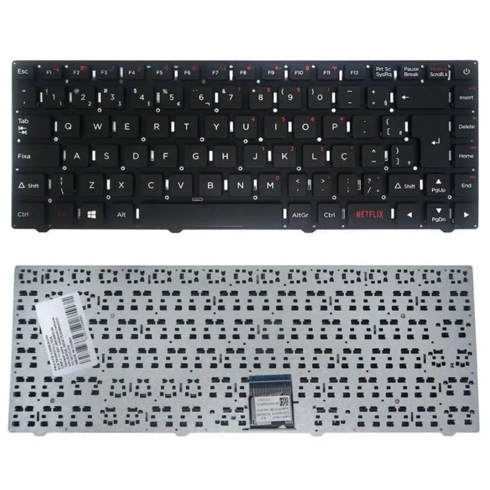 Teclado Para Notebook Positivo Motion C4500a | Preto Abnt2