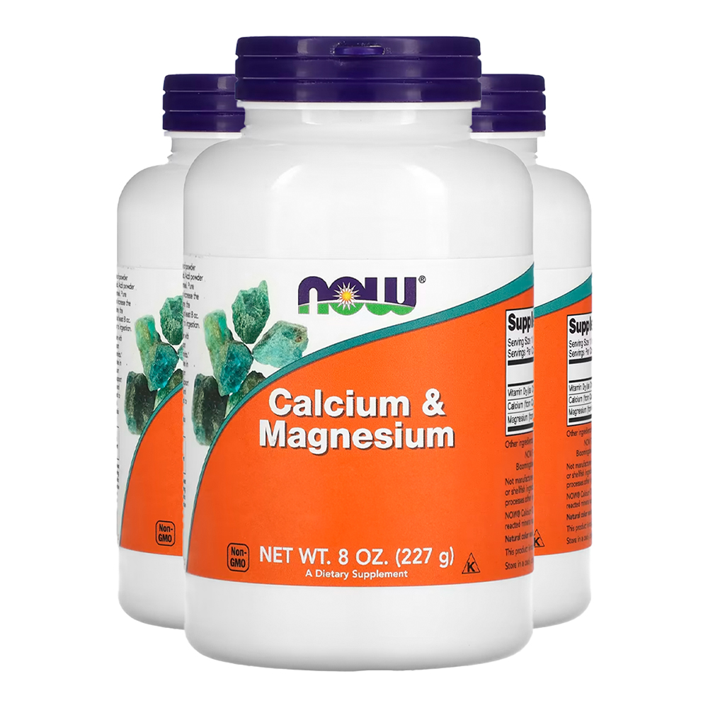Kit 3x Pó Cálcio e Magnésio Now Foods 227g Importado /Made in Usa em Oferta na Shopee