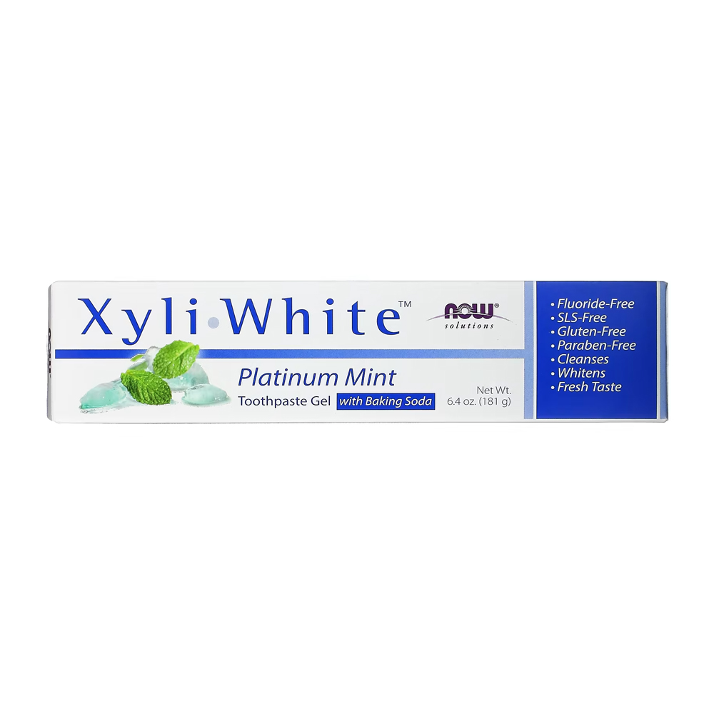 Detalhes do Kit 4x Kit 4x Creme Dental XyliWhite Now Foods Platinum Menta/Made in Usa