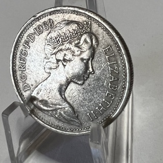 5 New Pence Reino Unido Moeda Cuproniquel Rainha Elizabeth II em Oferta na Shopee