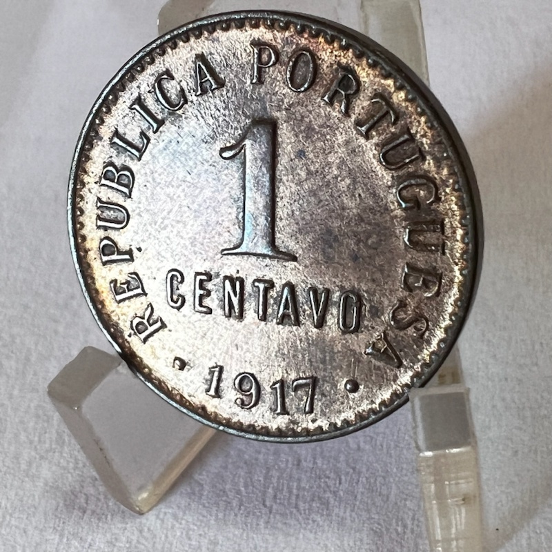 1 Centavo Antiga Moeda Portugal Estrangeira Portuguesa