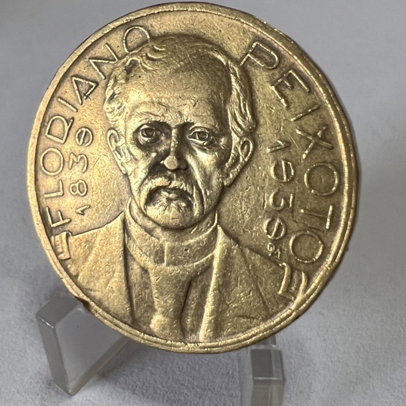 2000 Réis 1939 Moeda Floriano Peixoto Série Ilustres Bronze Alumínio em Oferta na Shopee