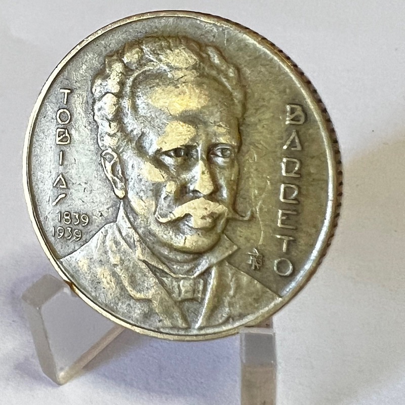 1000 Réis 1939 Moeda Tobias Barreto Coleção Bronze Alumínio