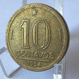 10 Centavos 1954 Moeda José Bonifácio Bronze Alumínio em Oferta na Shopee