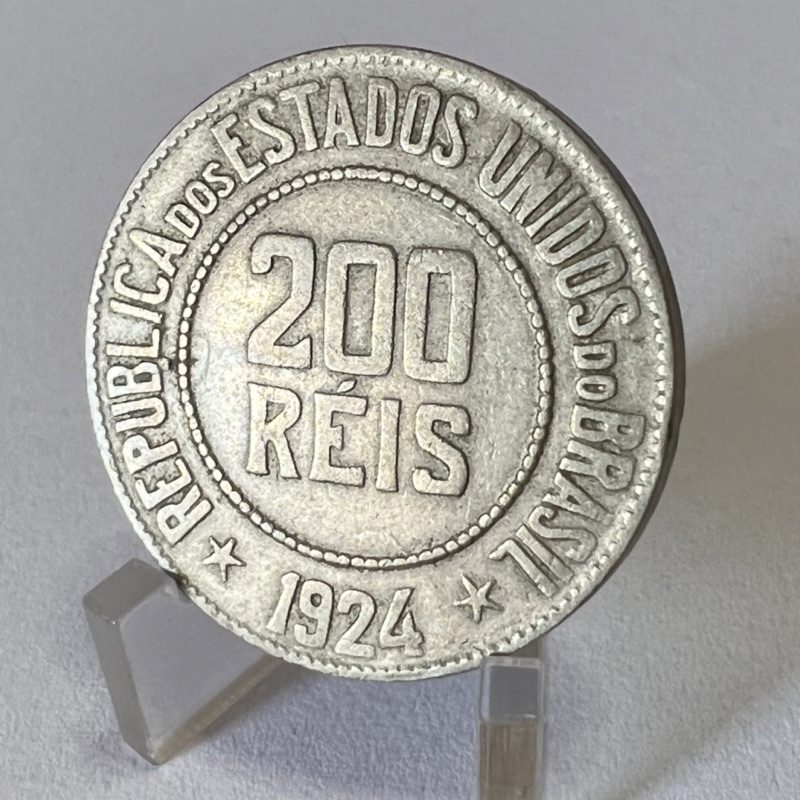 200 Réis 1924 Coleção Moeda da República em Oferta na Shopee