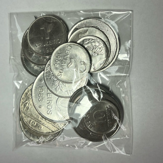 Lote de 12 Moedas Antigas Sem Repetição de Tipo Coleção Lote Nacional em Oferta na Shopee