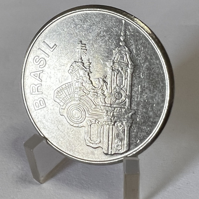 20 Cruzeiros 1982 Moeda Igreja São Francisco de Assis MG Aço