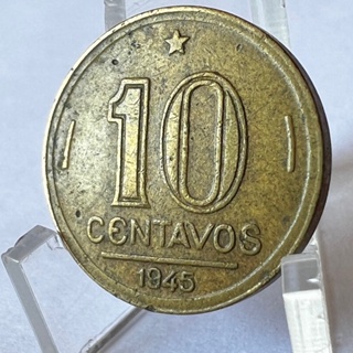 10 Centavos 1945 Sem Sigla Moeda Getúlio Vargas em Oferta na Shopee