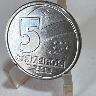 5 Cruzeiros 1990 Moeda Salineiro Série Profissões Aço em Oferta na Shopee