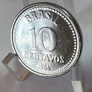 10 Centavos 1986 Moeda Brasão da República Aço em Oferta na Shopee