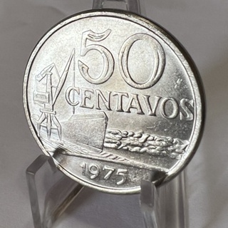 50 Centavos 1975 Aço Moeda Indústria Naval em Oferta na Shopee