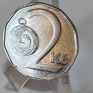 Moeda Tcheka 2 Korun República Estrangeira Tcheca em Oferta na Shopee