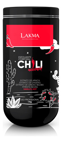 Esfoliante Chili Arretado 1kg Lakma