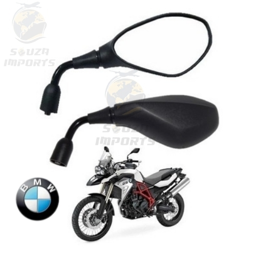 Retrovisor Bmw F800 Moto Fixo Haste Curta Par em Oferta na Shopee