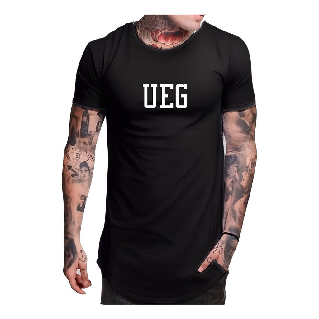 Camiseta Longline Ueg Universidade Estadual De Goiás