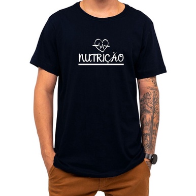 Camiseta Faculdade Nutrição Universidade Nutri 100%algodão