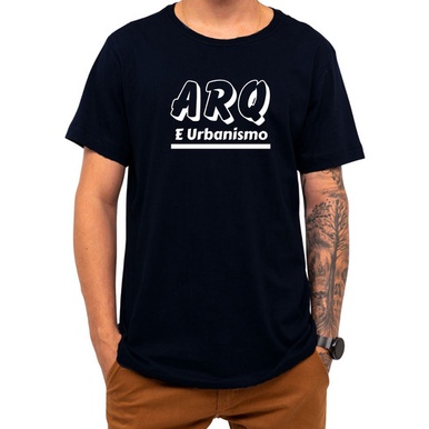 Camiseta Faculdade Arquitetura Urbanismo Universidad Algodão