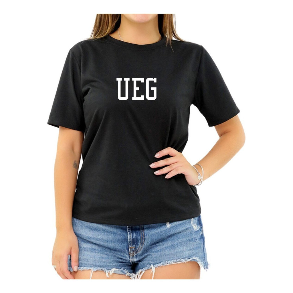 Camiseta Ueg Universidade Estadual De Goiás Feminina