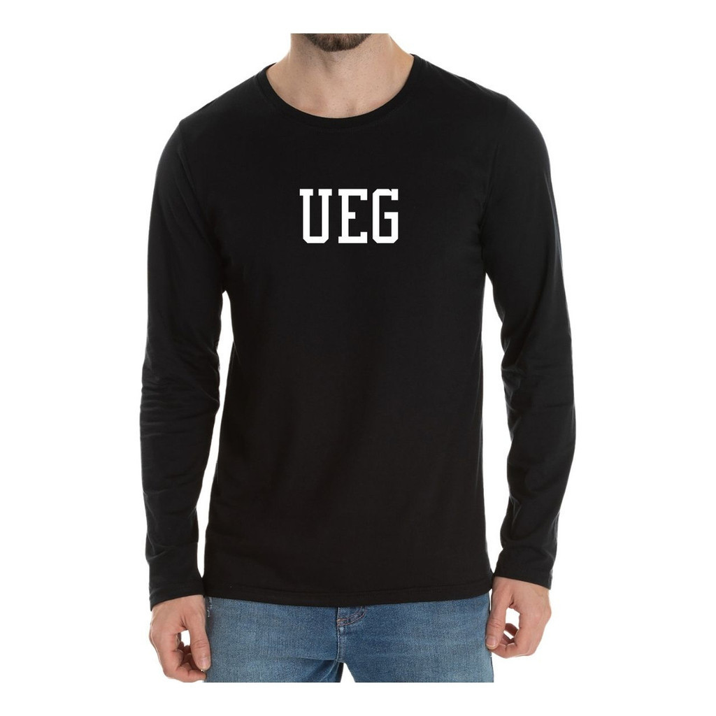 Camiseta Manga Ueg Universidade Estadual De Goiás