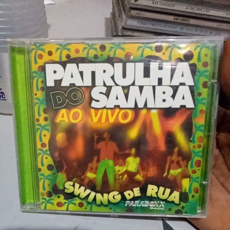 Cd Original Usado - Swing de Rua - Patrulha do Samba ao Vivo