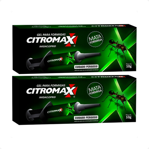 Kit 2 Gel para Formigas Citromax - Seringa 10g em Oferta na Shopee