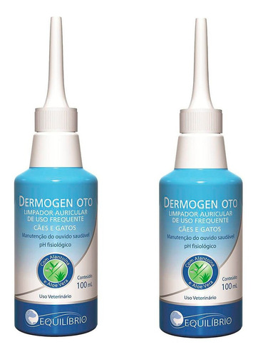 Kit 2 Limpador Auricular Equilibrio Dermogen Oto - 100 mL em Oferta na Shopee