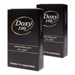 Kit 2 Antimicrobiano Cepav Doxy 100 - 14 Comprimidos