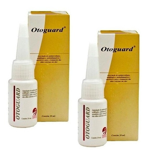 Kit 2 Solução Otológica Cepav Otoguard - 20 mL - Pets