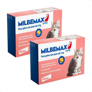 Kit 2 Milbemax FC para Gatos até 2 Kg Elanco Vermifugo - 2 Comprimidos em Oferta na Shopee
