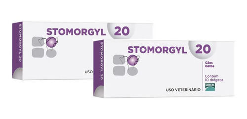 Kit 2 Stomorgyl 20 Boehringer Ingelheim para Cães e Gatos - 10 Comprimidos em Oferta na Shopee