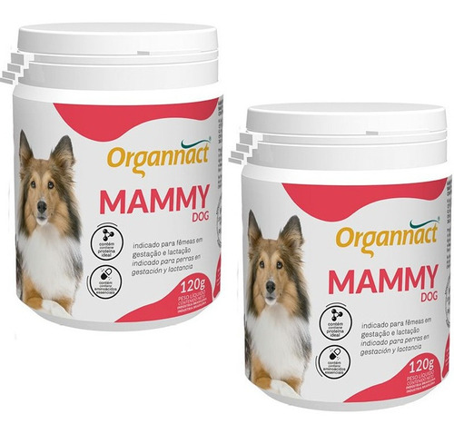 Kit 2 Suplemento Alimentar Organnact Mammy Dog - 120 g