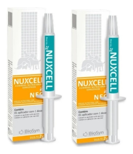 Kit 2 Suplemento Vitamínico Biosyn Nuxcell Neo - 1 Aplicador em Oferta na Shopee