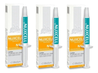 Kit 3 Suplemento Vitamínico Biosyn Nuxcell Neo - 1 Aplicador em Oferta na Shopee