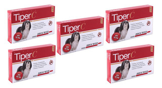 Kit 5 Antipulgas Brouwer Tiper C para Cães - Cães até 15 Kg em Oferta na Shopee