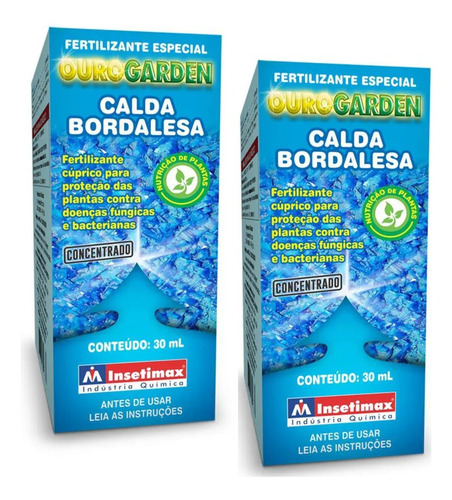 Kit 2 Fertilizante Insetimax OuroGarden Calda Max - 30 mL