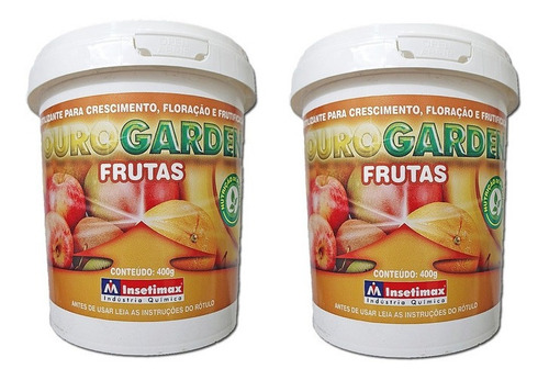 Kit 2 Fertilizante Insetimax OuroGarden Frutas - 400 g