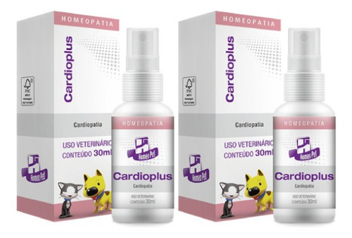 Kit 2 Sistema de Terapia Real H Homeo Pet Cardioplus - 30 mL em Oferta na Shopee