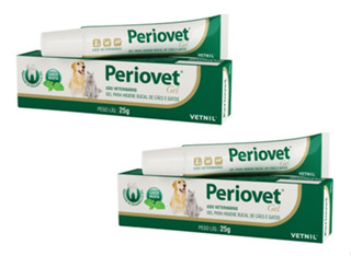 Kit 2 Gel Higiênico Bucal Vetnil Periovet - 25 g em Oferta na Shopee