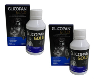 Kit 2 Suplemento Vetnil Glicopan Gold para Cães e Gatos - 125 mL em Oferta na Shopee