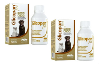 Kit 2 Suplemento Vitamínico Vetnil Glicopan Pet em Gotas - 125 mL em Oferta na Shopee