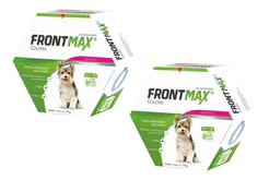 Kit 2 Coleira Antiparasitária Vetoquinol Frontmax para Cães até 4 Kg - 14 g