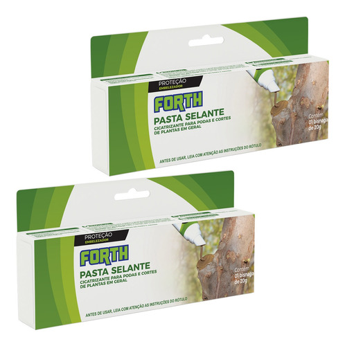 Kit 2 Forth Pasta Selante e Cicatrizante - 20g