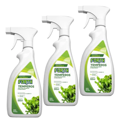 Kit 3 Adubo Fertilizante Forth Temperos 500ml Orgânico Pronto Uso