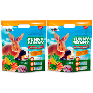 Kit 2 Ração Funny Bunny 1,8 Kg Delícias da Horta Coelhos, Hamster e Roedores em Oferta na Shopee